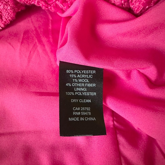 Rachel Zoe Pink Textured Blazer / Jacket - Picture 8 of 8